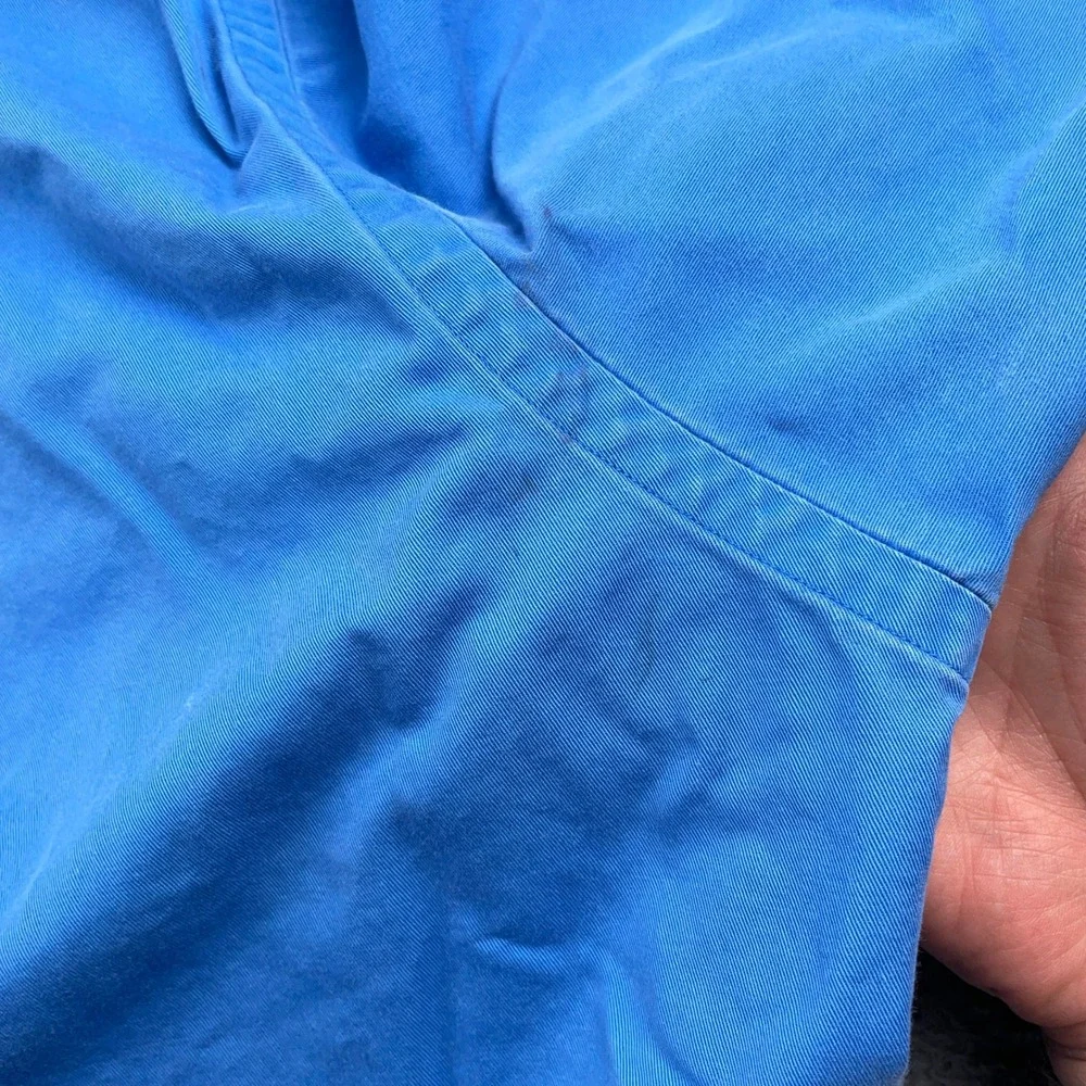 VTG Polo Ralph Lauren Shirt Mens XL Blue Blake Heavy Twill Button Down Pony - Picture 9 of 13